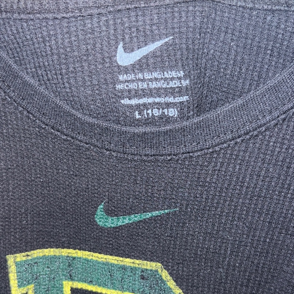 Baylor Gear! Nike Black Waffle with BU Logo Green & Yellow - Picture 2 of 4